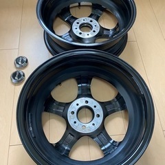 (ヤフオクで売れましたヽ(*ﾟ∀ﾟ*)ﾉ)超美品　ステルスレーシング　K36 16インチ　5.5J ＋43 2本　