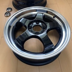(ヤフオクで売れましたヽ(*ﾟ∀ﾟ*)ﾉ)超美品　ステルスレーシング　K36 16インチ　5.5J ＋43 2本　