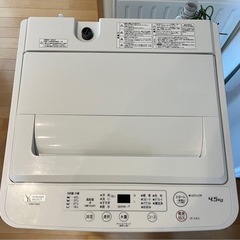 2022年製　YAMADA  洗濯機YWM-T45H1 