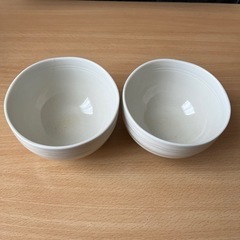 白い茶碗2個 食器 茶器