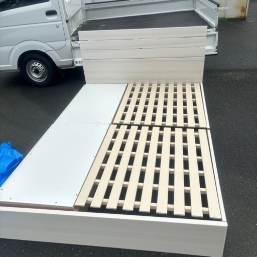 決まりました。家具 ベッド ダブルベッド