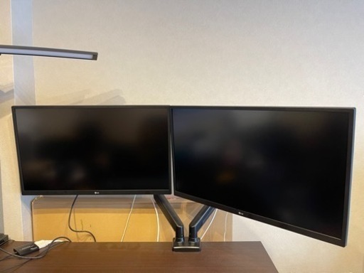 LG モニターディスプレイ 27インチ 2つ