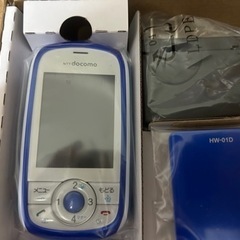 NTTドコモ Huawei キッズケータイ HW-01D ブルー