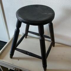 アンティーク　スツール　椅子　日本レトロ　木製