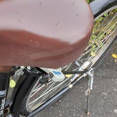 リサイクルショップどりーむ天保山店 No19204 自転車 黒銀 ライト付き