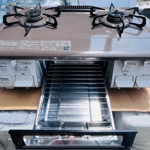 中古美品‼️】パロマ2口ガスコンロ LPガス用 - ガステーブル 