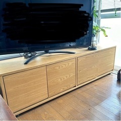 予約中　無印良品　　オーク材テレビ台