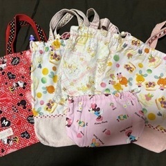 通園パック　体育服入れ　巾着5点セット