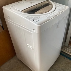 TOSHIBA 6kg スタークリスタルドラム 全自動洗濯機