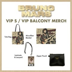 BRUNO MARSライブ2024 VIP S席限定グッズ