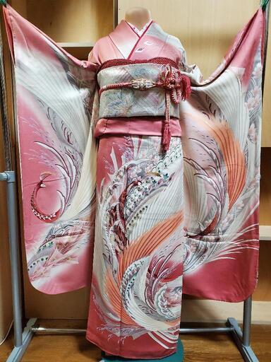 振り袖(4) 長襦袢、袋帯、小物セット