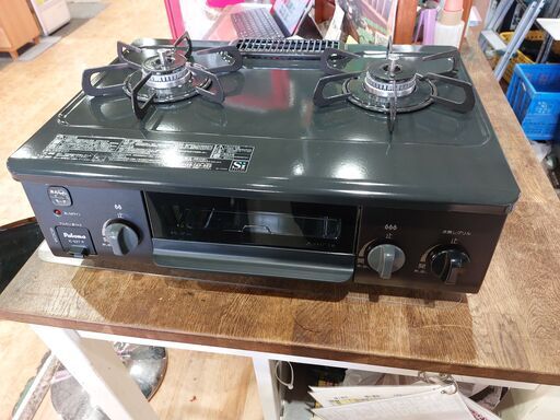 ✨安心の動作保証付✨パロマ　2021年製　LPガス用/ガステーブル　IC-S37-R【愛市IFC050583-104】
