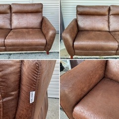 LURKEY本革 家具 電動リクライニングソファ 3人掛けソファ 3Pソファ