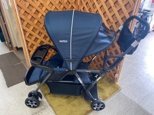 【愛品館 江戸川店】カトージ 二人でゴー 二人乗りベビーカー 2023年製D:110-024683-007 愛品館 江戸川店】カトージ 二人でゴー 二人乗りベビーカー 2023年製D