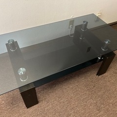[ガラス]ローテーブル　