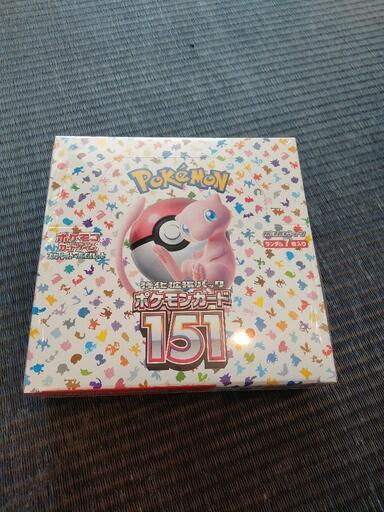 ポケモンカード151ボックス　シュリンク無し