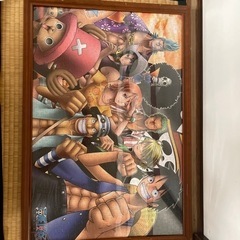 ONEPIECEのジグソーパズル完成品(額入り)