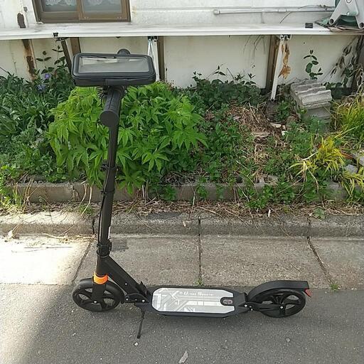 キックボード 前後サスペンション付き