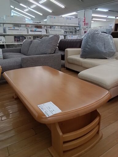 ★ジモティ割あり★ ニトリ テーブル ナチュラル H40×D70×W135 クリーニング済み TK2037