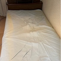 【至急】セミダブル ベッド マットレス付き フランスベッド 引き出し2つ付き 家具  