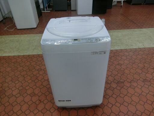 ID 401990　洗濯機6K　シャープ　２０１９年　日焼け有　ES-GE6C