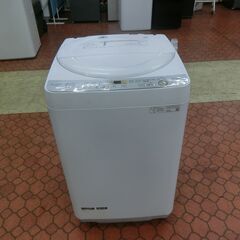 ID 401990　洗濯機6K　シャープ　２０１９年　日焼け有　ES-GE6C