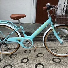 使用回数少ないです【お値下げしました】ジュニア　キッズ　自転車　２２インチ