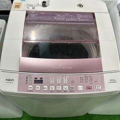 早い者勝ち大セール‼️‼️＋ご来店時、ガン×2お値引き‼️AQUA(アクア) 2018年製 8.0kg 洗濯機🎉