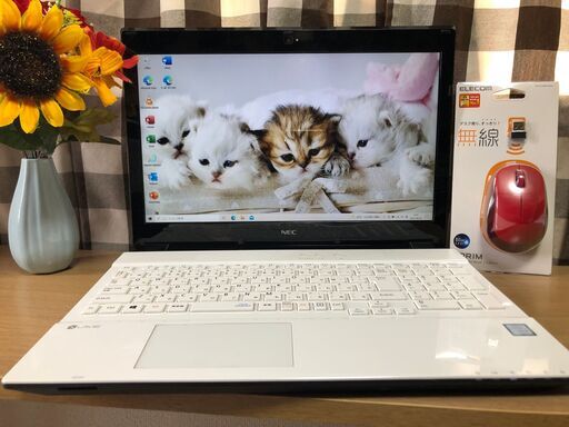 激安！新品超速SSD256GB交換済！高速i5第7世代★Ａ級美麗美品！・メモリ8GB・Win11・Win10選択可能！・Webカメラ内蔵Office2021・人気のエクストラホワイト/15.6ｲﾝﾁ/無線LAN/DVD・CD再生ソフト付　No.2404027