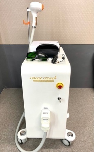 【中古業務用脱毛】ビートフラッシュ　シングルハンド、付属品付