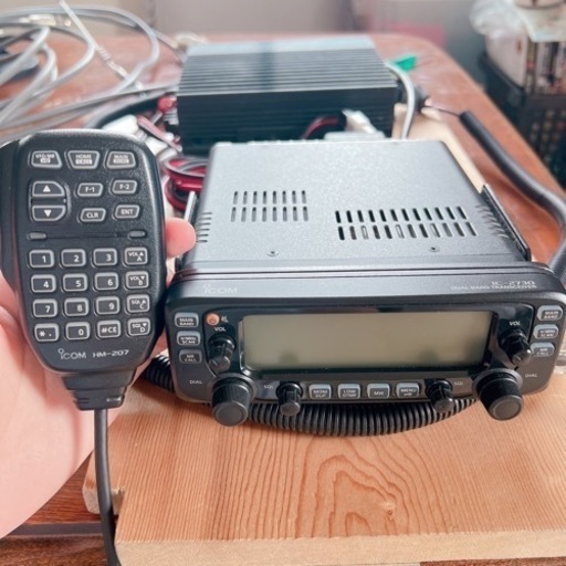 【美品】一式‼️Icom アマチュア無線機＆変圧器