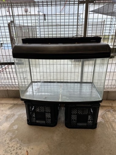 中古90センチガラス水槽　外部フィルター付き