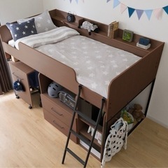 ニトリ　システムベッド子供用