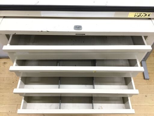 エコツール半田店】サカエ キャビネットワゴン 400x670x880(鍵なし