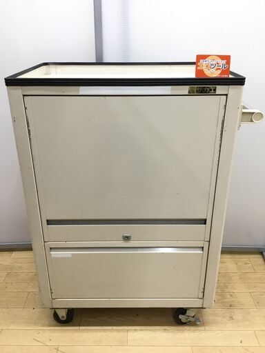 【エコツール半田店】サカエ キャビネットワゴン 400ｘ670ｘ880(鍵なし)【愛知県/名古屋市/知立市/半田市/岡崎市/工具】【ITGPZ30WT5WC】★出張買取も好評受付中！