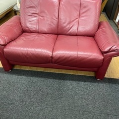 家具 ソファ 2人掛け革張り