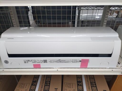 東芝 2.2kwルームエアコン RAS-H221M(W) 冷房・暖房兼用 2021年製 中古品