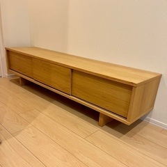 無印良品 オーク材 AVラック 150cm