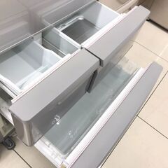 TOSHIBA/東芝/410L冷蔵庫/2017年製/GR-417G(S)/時短調理に便利/No