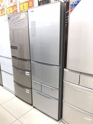 TOSHIBA/東芝/410L冷蔵庫/2017年製/GR-417G(S)/時短調理に便利/No.1254
