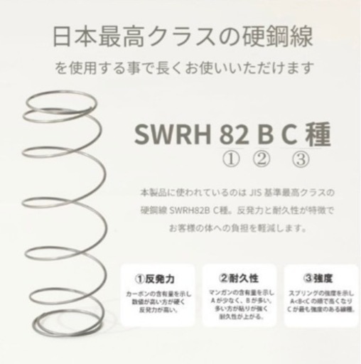 美品　\n早い者勝ち　ポケットコイル　 ダブルベッド