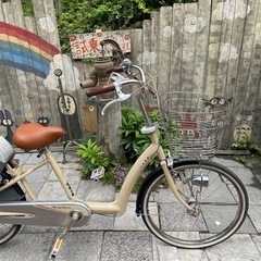 【4315】子供乗せ　ブリヂストン　アンジュリーノ　22インチ　17,100円（防犯・税込）