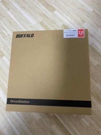 外付けHDD バッファローHD-AD2U3