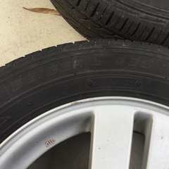 ワゴンＲ　１３インチ　エンケイアルミホイール　タイヤ付き　