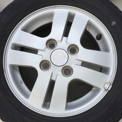 ワゴンＲ　１３インチ　エンケイアルミホイール　タイヤ付き　