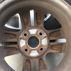 ワゴンＲ　１３インチ　エンケイアルミホイール　タイヤ付き　