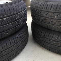 ワゴンＲ　１３インチ　エンケイアルミホイール　タイヤ付き　