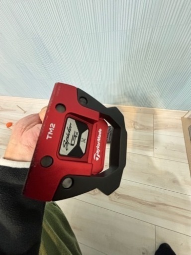 TaylorMade GT パター 赤と黒 スパイダー GT ブラック シングルベンド