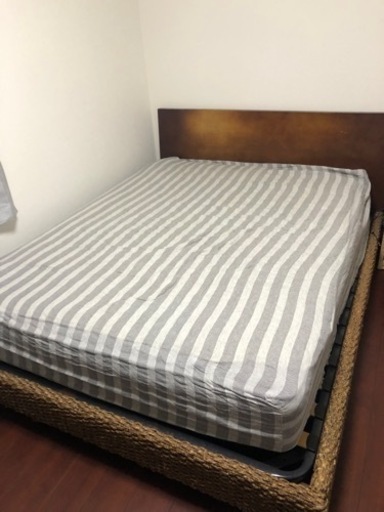 交渉中　家具 ベッド ダブルベッド