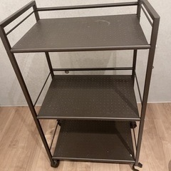 家具 収納家具 3段スチールラック